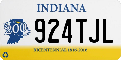 IN license plate 924TJL