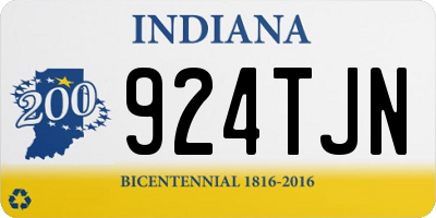 IN license plate 924TJN
