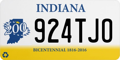 IN license plate 924TJO