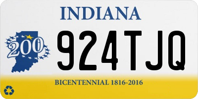 IN license plate 924TJQ