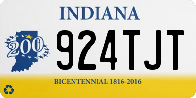 IN license plate 924TJT