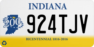 IN license plate 924TJV
