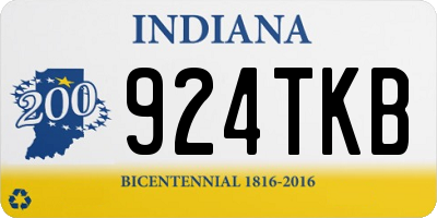 IN license plate 924TKB