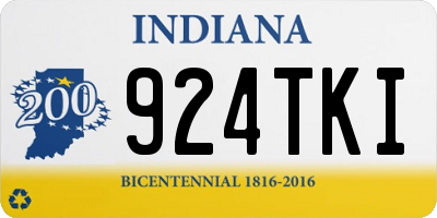 IN license plate 924TKI