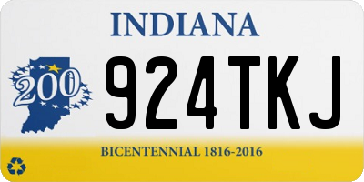 IN license plate 924TKJ