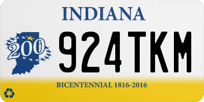 IN license plate 924TKM