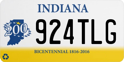 IN license plate 924TLG