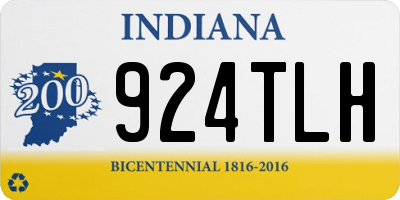 IN license plate 924TLH