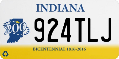 IN license plate 924TLJ