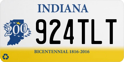 IN license plate 924TLT