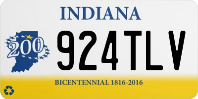 IN license plate 924TLV