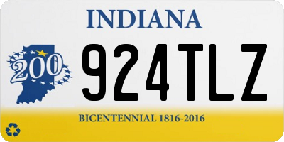 IN license plate 924TLZ