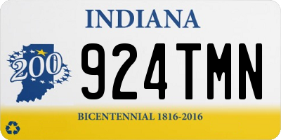 IN license plate 924TMN