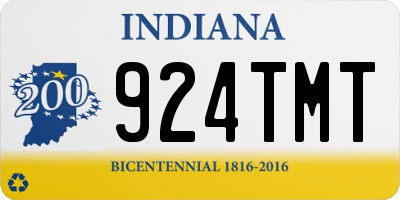 IN license plate 924TMT