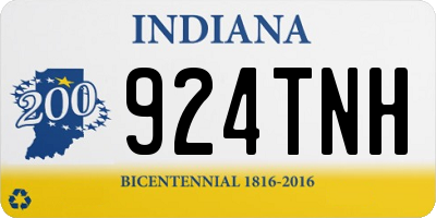 IN license plate 924TNH