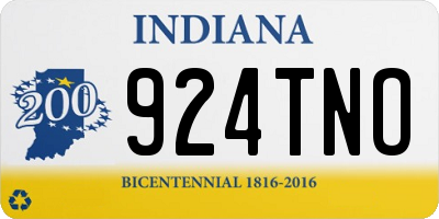 IN license plate 924TNO