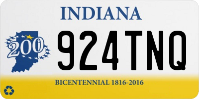 IN license plate 924TNQ
