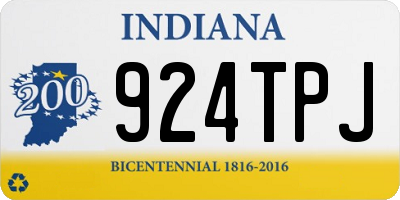 IN license plate 924TPJ
