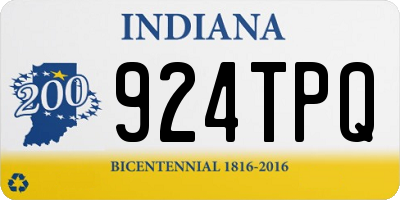 IN license plate 924TPQ