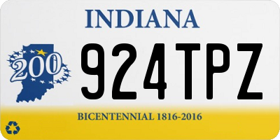 IN license plate 924TPZ