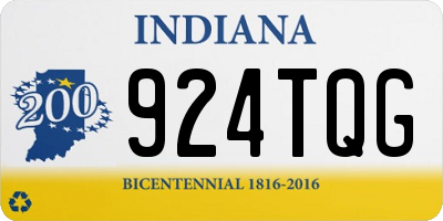 IN license plate 924TQG
