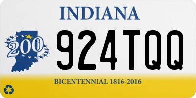 IN license plate 924TQQ