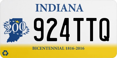 IN license plate 924TTQ