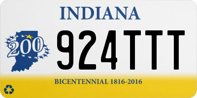 IN license plate 924TTT