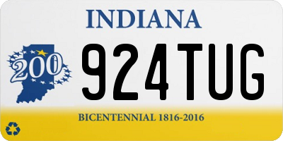 IN license plate 924TUG