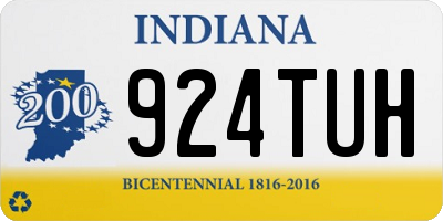 IN license plate 924TUH