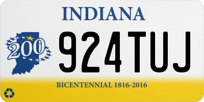 IN license plate 924TUJ