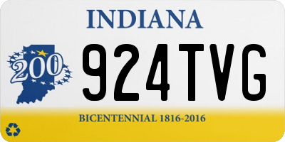 IN license plate 924TVG