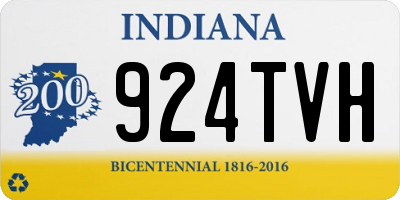IN license plate 924TVH