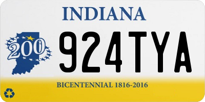 IN license plate 924TYA