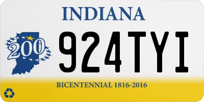 IN license plate 924TYI