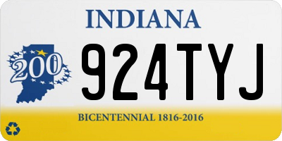 IN license plate 924TYJ