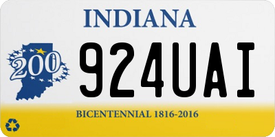 IN license plate 924UAI