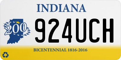 IN license plate 924UCH