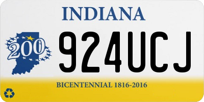 IN license plate 924UCJ