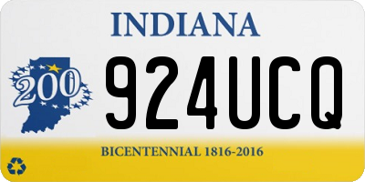IN license plate 924UCQ