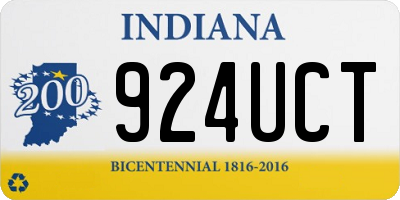 IN license plate 924UCT