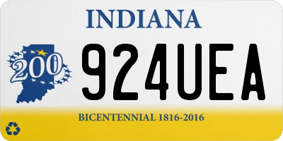 IN license plate 924UEA