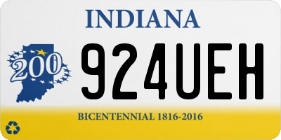 IN license plate 924UEH