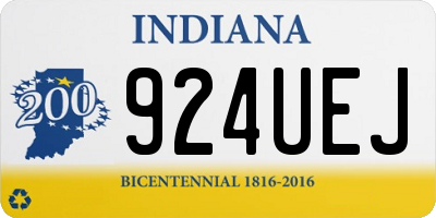 IN license plate 924UEJ