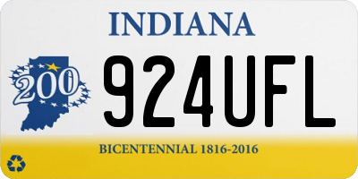 IN license plate 924UFL