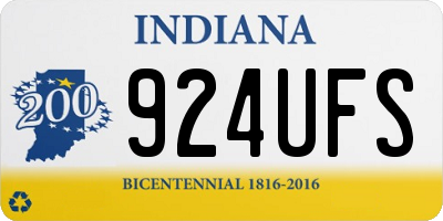 IN license plate 924UFS