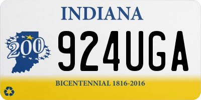 IN license plate 924UGA