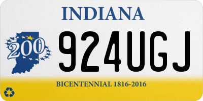 IN license plate 924UGJ