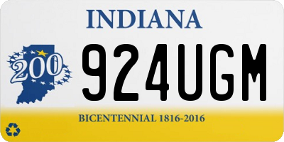 IN license plate 924UGM