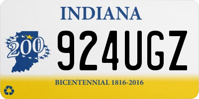 IN license plate 924UGZ